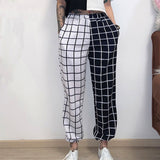 2021 Autumn New Women's Clothing Retro Plaid Fashion Leisure High Waist