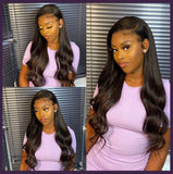 30 Inch Body Wave Lace Front Wig Human Hair for Black Women Pre Plucked With Baby Hair Brazilian Remy 13x4 Lace Frontal Wigs