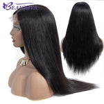 BEAUDIVA Lace Closure Wig Bone Straight Human Hair Wigs 4x4 Lace Front Wigs Prepluck Straight Human Hair Wigs With Baby Hair