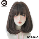 7JHH WIGS Natural Comfortable Synthetic Wig for Women Black