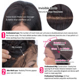 Curly HD Transparent Lace Brazilian Kinky Curly 360 Lace Frontal Human Hair Wigs 13x6 Kinky Curly Lace Front Human Hair Wigs