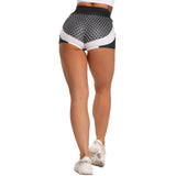 3D Mesh Sexy Yoga Shorts Women Sports Wear