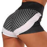 3D Mesh Sexy Yoga Shorts Women Sports Wear