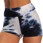 Printed Shorts Women Sexy Push Up Fitness Short Legging