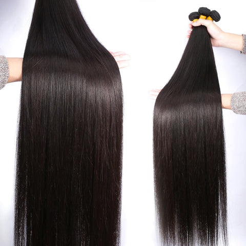 Links Brazilian Hair Weave Human Hair Bundles weave 1/3/4 Straight Bundles 30 32 34 40 Inch Bundles Remy Hair Extensions tissage