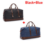 MARKROYAL Mens Duffel Canvas Bags Overnight Travel Bags Leisure Handbags  Shoulder Bags Large Capacity Luggage Wild Bag 4573