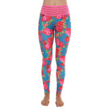 FITTOO Hot Sexy Leggings For Fitness Printed Flowers Elastic Leggings