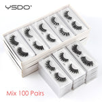 YSDO Eyelashes Wholesale 10/20/50/100 PCS 3d Mink Eyelashes Natural Mink Lashes