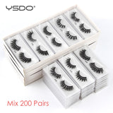 YSDO Eyelashes Wholesale 10/20/50/100 PCS 3d Mink Eyelashes Natural Mink Lashes