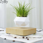 Levitating Air Bonsai Pot Rotation Flower Pot Planters Magnetic Suspension Floating Pot Potted Plant Home Without plants