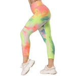 FITTOO Women Leggings Capris Textured Anti Cellulite Leggins Push Up High Waist Sport Pant Fitness Athletic Scrunch Butt Cropped