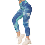 FITTOO Women Leggings Capris Textured Anti Cellulite Leggins Push Up High Waist Sport Pant Fitness Athletic Scrunch Butt Cropped