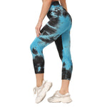 FITTOO Women Leggings Capris Textured Anti Cellulite Leggins Push Up High Waist Sport Pant Fitness Athletic Scrunch Butt Cropped