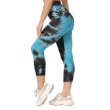 FITTOO Women Leggings Capris Textured Anti Cellulite Leggins Push Up High Waist Sport Pant Fitness Athletic Scrunch Butt Cropped