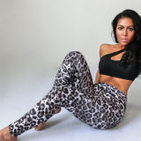 Elastic animal skin sports leggings  wintersexy warm women pants gym  sportswear Leggings