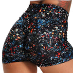 3D Mesh Sexy Yoga Shorts Women Sports Wear