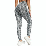 Elastic animal skin sports leggings  wintersexy warm women pants gym  sportswear Leggings