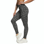 Elastic animal skin sports leggings  wintersexy warm women pants gym  sportswear Leggings