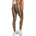Elastic animal skin sports leggings  wintersexy warm women pants gym  sportswear Leggings