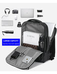 VORMOR Men Backpack 14 15.6 inch Laptop Bag USB Charging Waterproof Anti-theft Male Mochila Business Backpacks