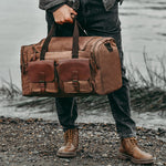 Fashion Canvas Travel Duffle Bag Men