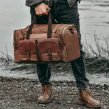 Fashion Canvas Travel Duffle Bag Men