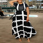 Big Size African Dress Women's Party Evening Cloths