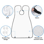 Male Beard Shaving Apron Care Clean Hair Adult Bibs Shaver Holder Bathroom Organizer Gift for Man