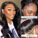 13x4 Body Wave Lace Front Wig 360 Lace Frontal Wig 250% Brazilian Lace Front Human Hair Wigs Body Wave Closure Wig PrePlucked