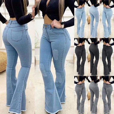 Women High Waist Denim Jeans