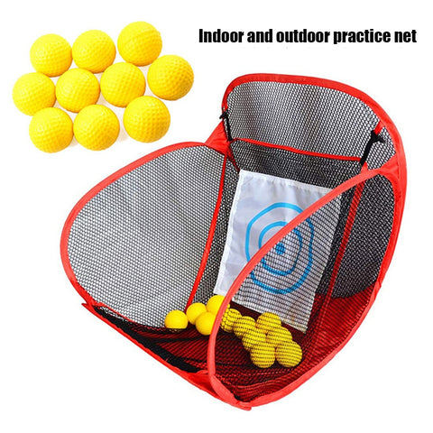 Indoor Outdoor Golf Chipping Pitching Cages Mats