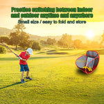 Indoor Outdoor Golf Chipping Pitching Cages Mats