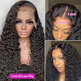 13x6 Water Wave Lace Front Wig Brazilian Wigs For Women