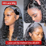 13x6 Water Wave Lace Front Wig Brazilian Wigs For Women