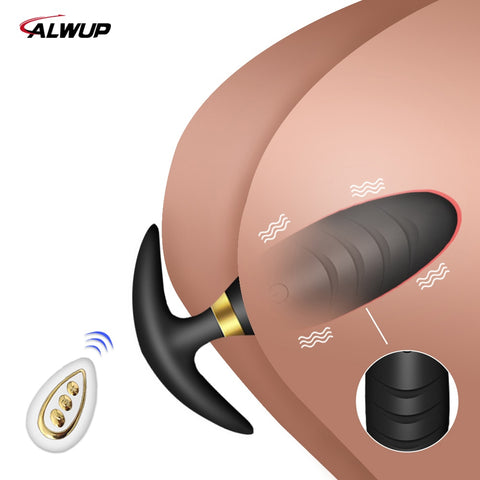Wireless Remote Control Vibrating Anal Plug