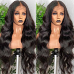 HD Transparent Body Wave Lace Front Human Hair Wigs For Black Women