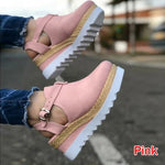 High Heel Shoes Woman Sandals Vintage Flat Platform Ladies Shoes Women Fashion Comfortable Sandals