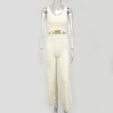 Ladies Fluffy Nightgown Set Two-piece Sexy
