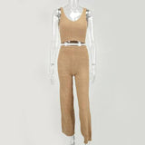 Ladies Fluffy Nightgown Set Two-piece Sexy