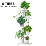 5/6 Layers Iron Flower Stand Pots Tray Plant Shelves Planter Display Rack Storage Holder Shelf Home Balcony Garden Decoration
