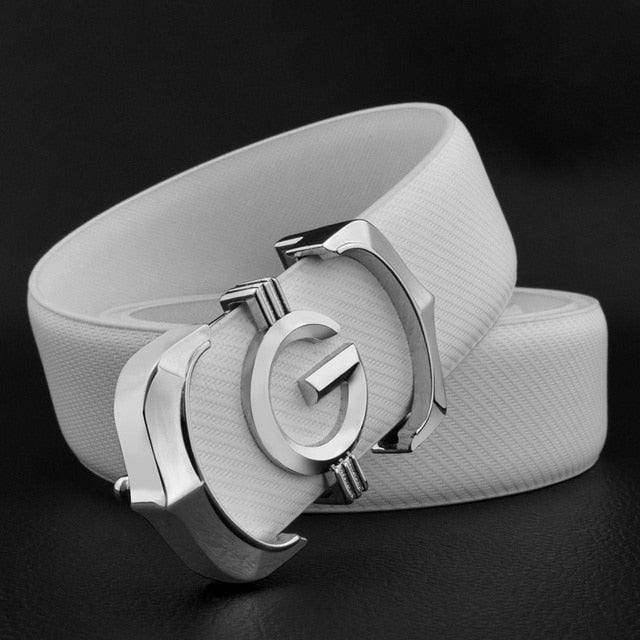 Designer white belt store
