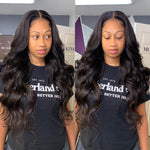 BEAUDIVA Lace Closure Wig Bone Straight Human Hair Wigs 4x4 Lace Front Wigs Prepluck Straight Human Hair Wigs With Baby Hair
