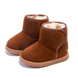 New Plush Warm Baby Toddler Boots Fashion Children Snow Boots Shoes for Boys Girls Winter Shoes 1-3 Year Old Kids Ankle Boots