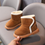 New Plush Warm Baby Toddler Boots Fashion Children Snow Boots Shoes for Boys Girls Winter Shoes 1-3 Year Old Kids Ankle Boots