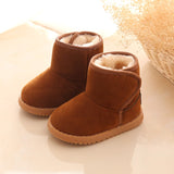 New Plush Warm Baby Toddler Boots Fashion Children Snow Boots Shoes for Boys Girls Winter Shoes 1-3 Year Old Kids Ankle Boots