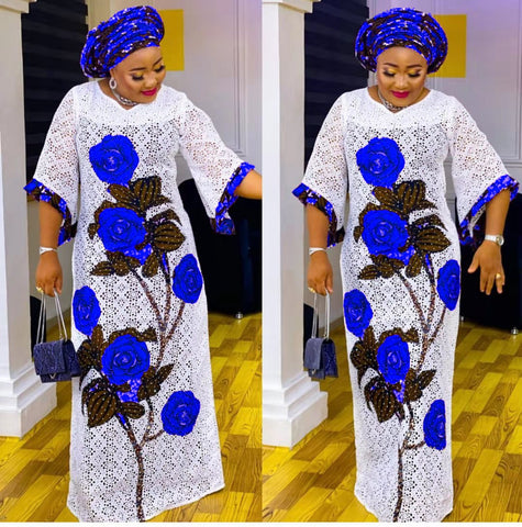 2021NEW Long Maxi Dress African Dresses for Women Dashiki Sexy Hollow Out Boubou Robe Africaine