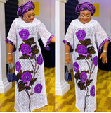 2021NEW Long Maxi Dress African Dresses for Women Dashiki Sexy Hollow Out Boubou Robe Africaine